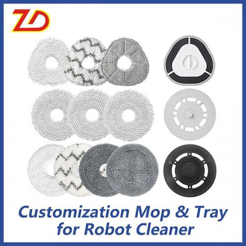 OEM Mop & Tray, Robot Vacuum Cleaner Mop & Tray, Vacuum Cleaner Accessory Parts Vacuum Mop